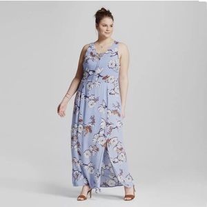 Let Kate Plus Size Periwinkle Maxi Dress